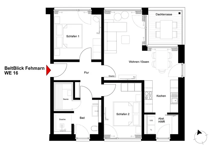 Beltblick 16 アパート フェーマルン